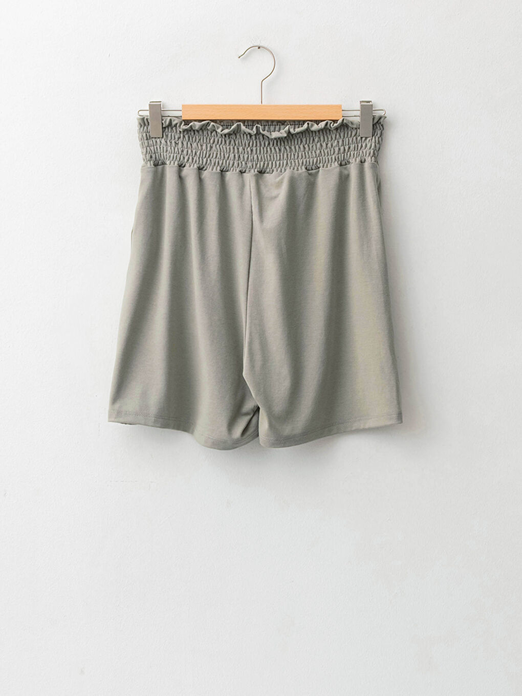 LCW Vision Damen Shorts mit elastischem Bund und schlichtem Design -S1II63Z8-GWK