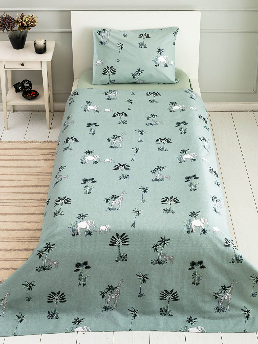 طقم بيكيه مطبوع مفرد-2