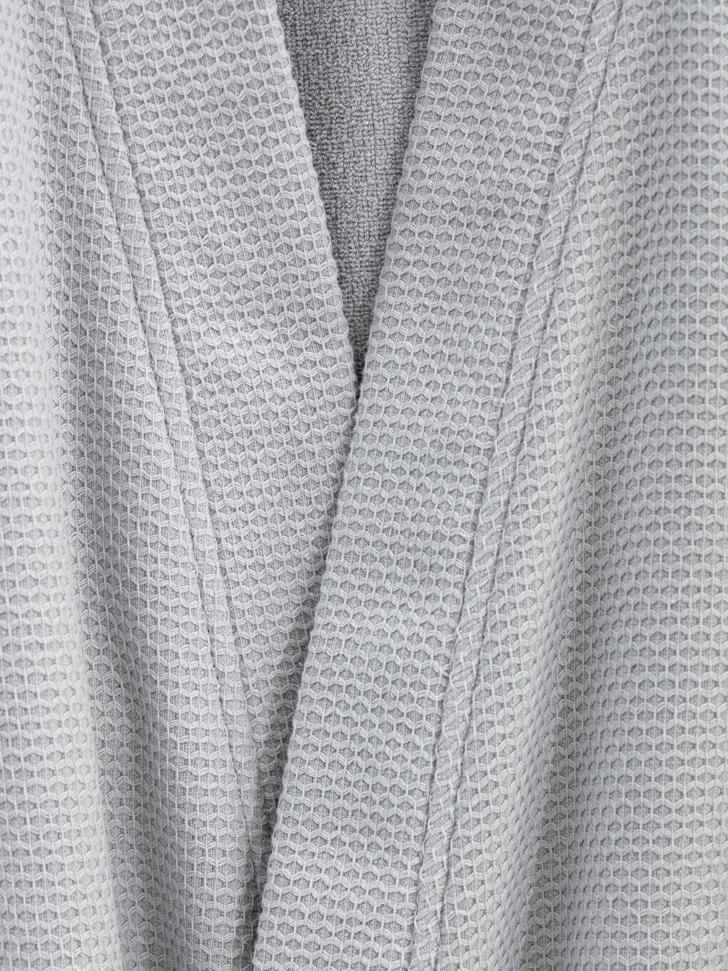 روب حمام طويل بياقة شال للرجال-1