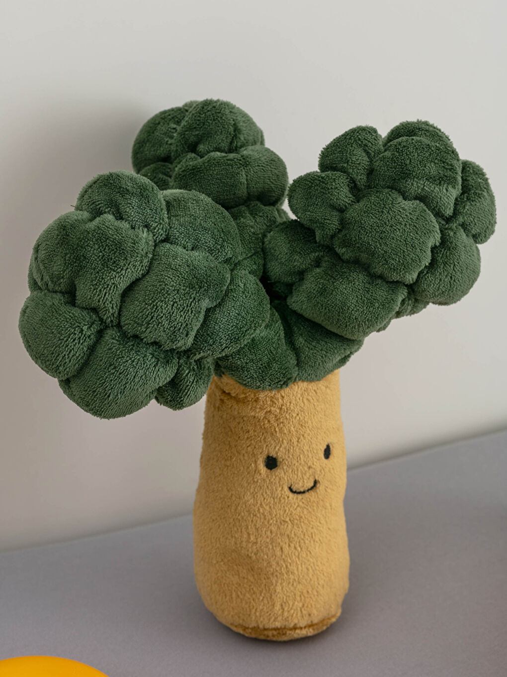 Yeşil Pelüş Nakışlı Dolgulu Bebek Kırlent 30x22 cm-1