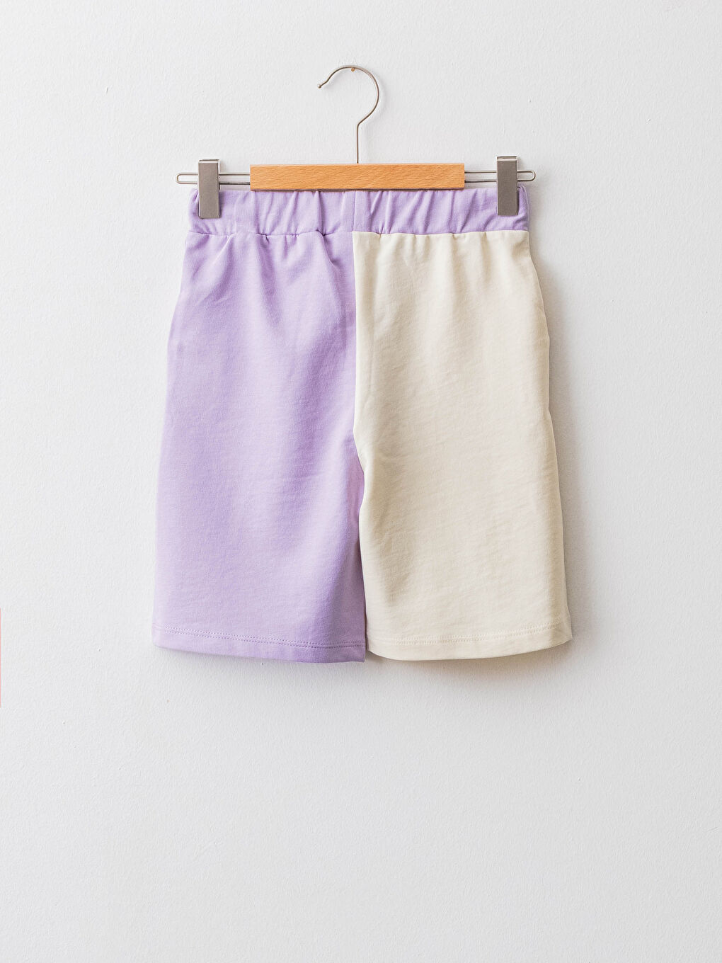 شورت بنات مطبوع بخصر مرن-1