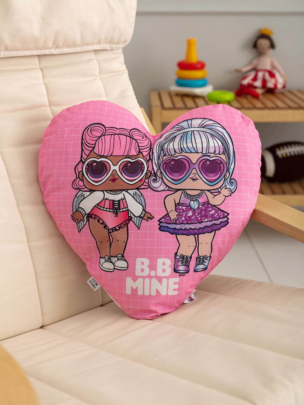 Karışık LOL Lisanslı Bebek Kırlent 45x45 cm