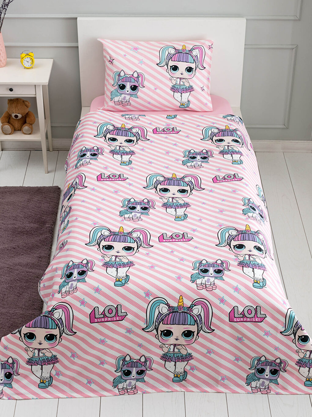 طقم بيكيه بناتي مرخص من LOL-2