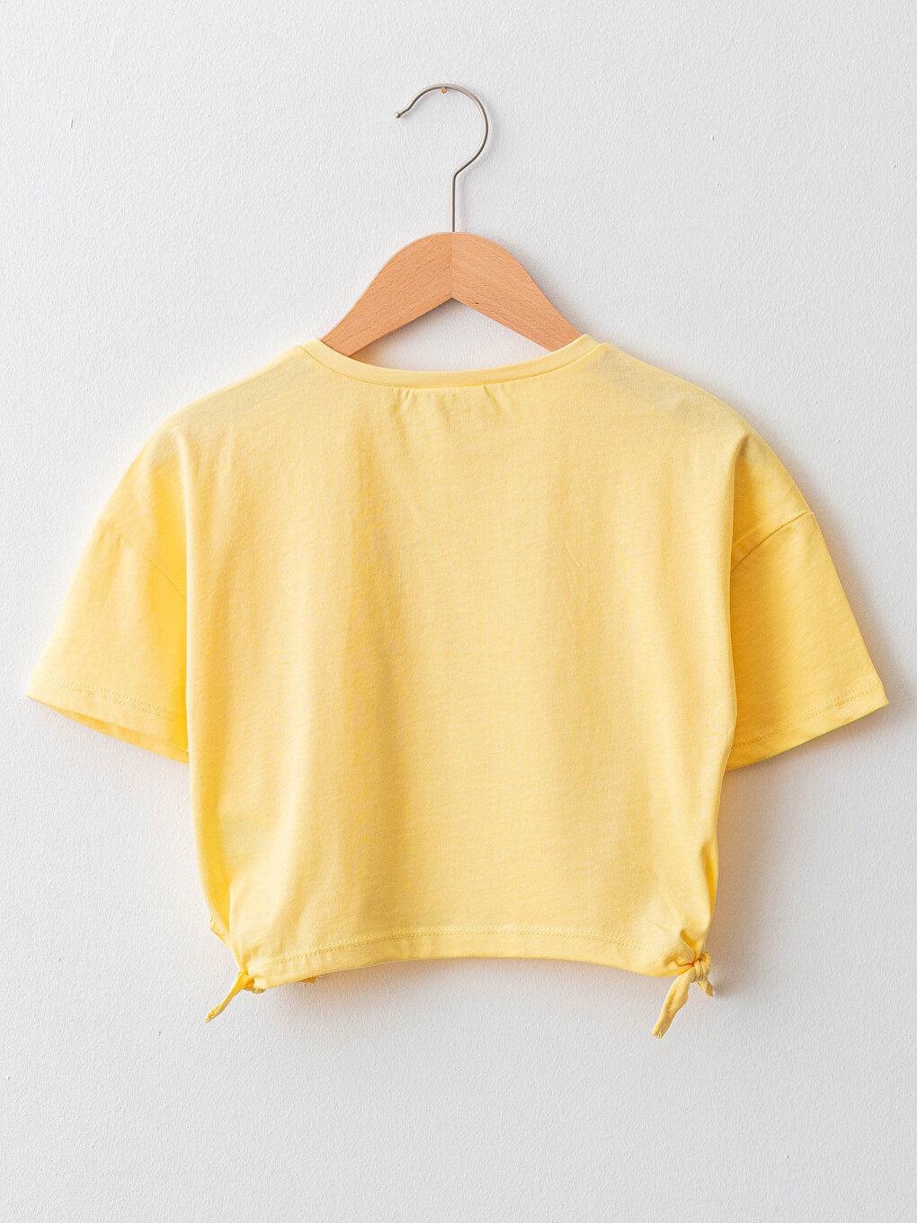 Crew Neck Printed Short Sleeve Girls' T-shirt-1