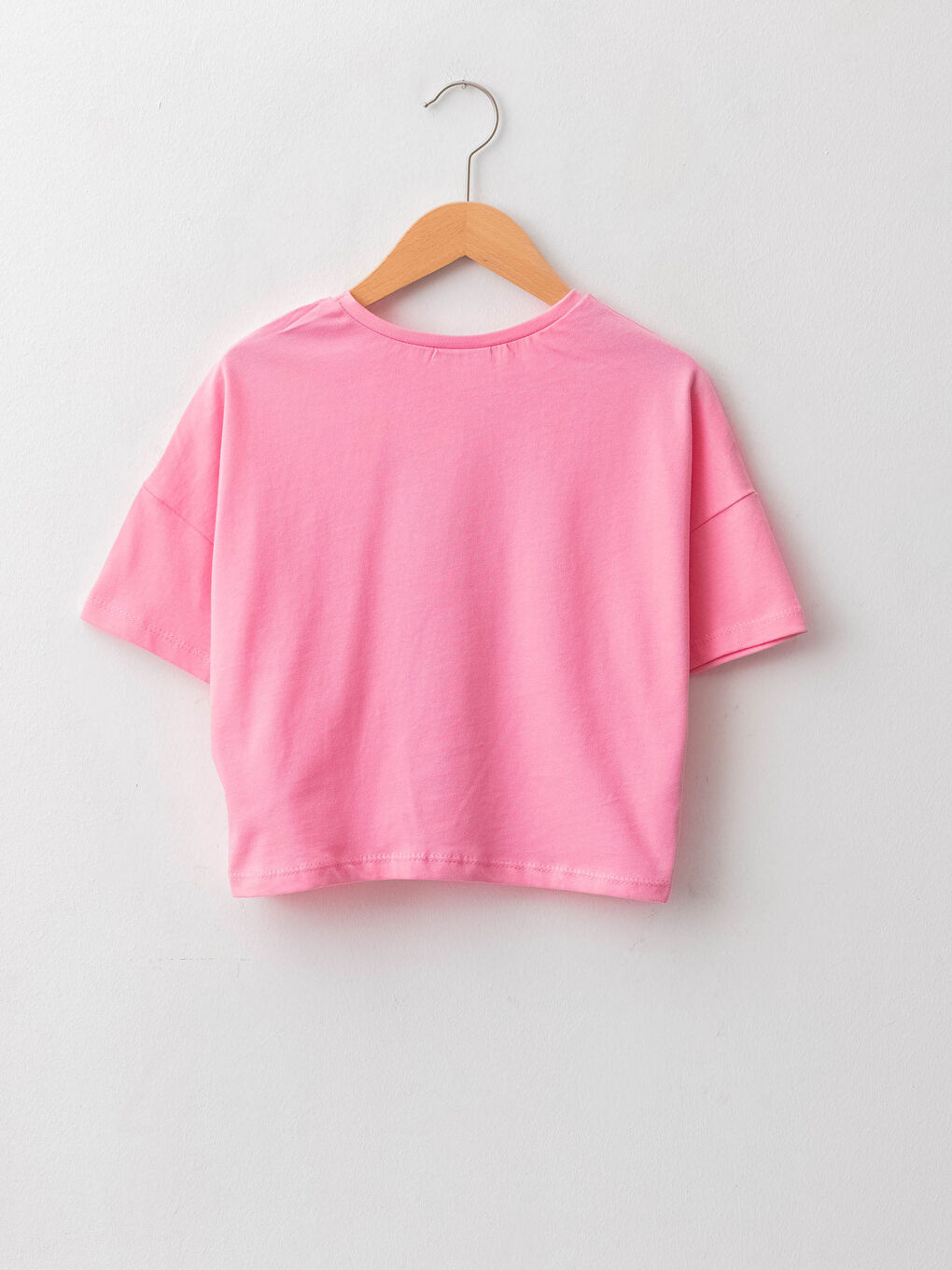 T-shirt pour Filles à Col Rond Imprimé à Manches Courtes-1