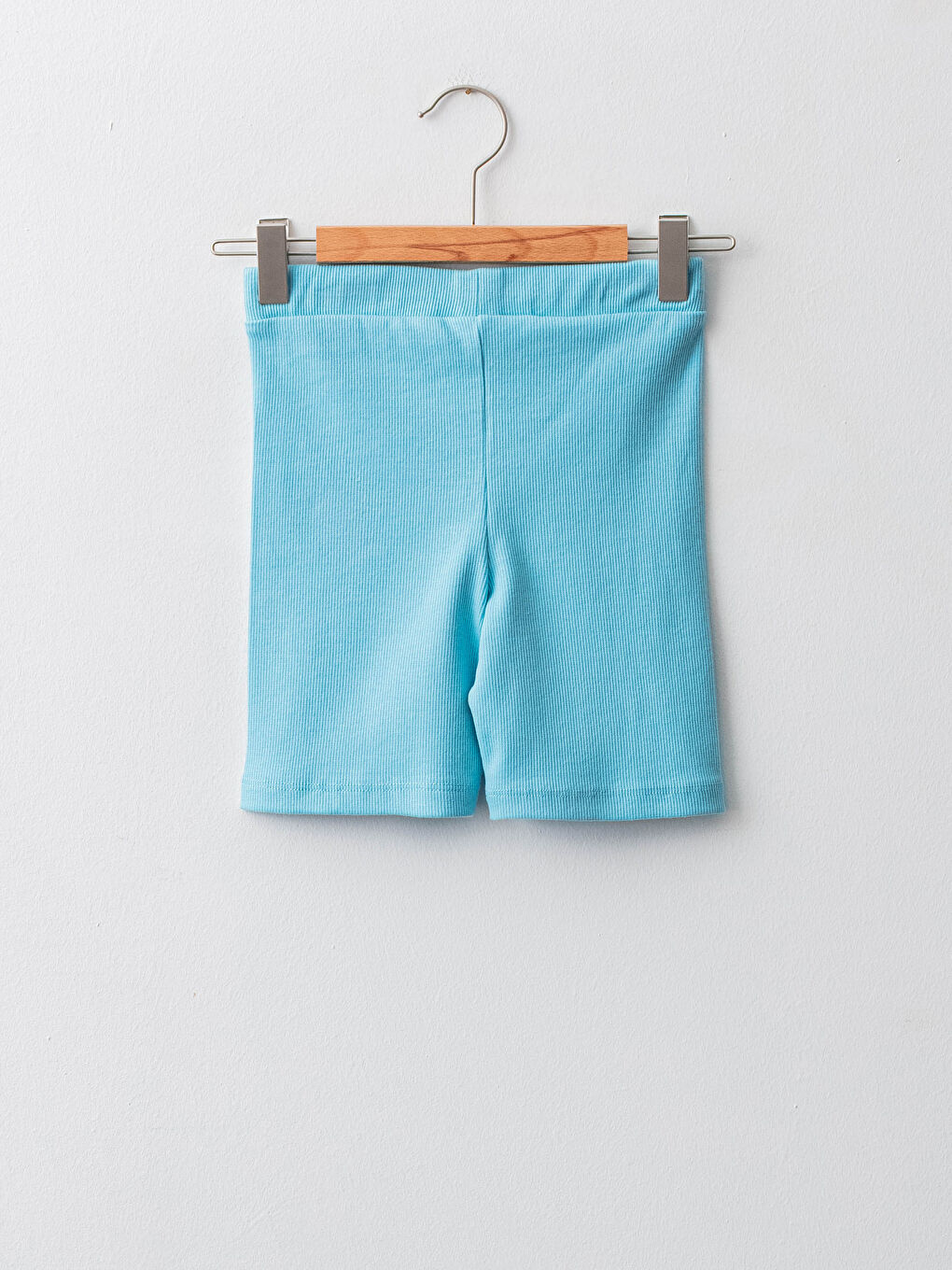 ليجن بناتي قصير قطن بيزك بخصر مطاطي-1