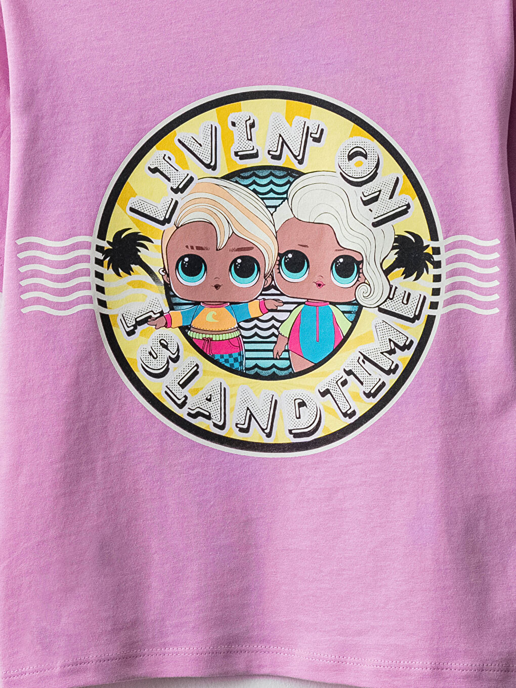 Crew Neck LOL Surprise OMG Licensed Short Sleeve Girls T-Shirt -S1JA12Z4-FHH