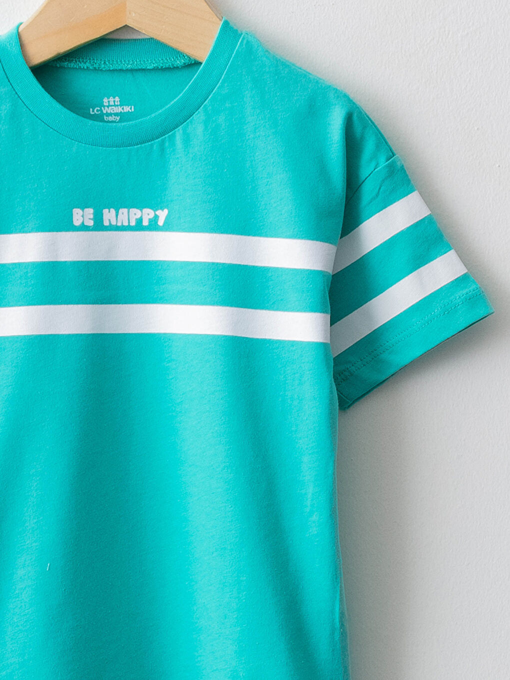 Crew Neck Short Sleeve Striped Baby Boys' T-Shirt and Shorts 2 Pack Set-2