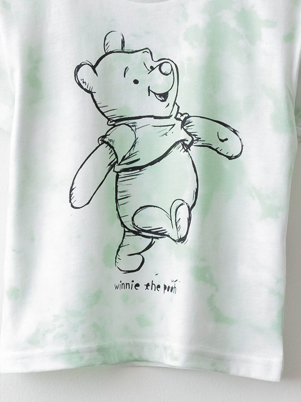 Crew Neck Short Sleeve Winnie the Pooh Printed Baby Boy T-Shirt Mother Son Combination-4