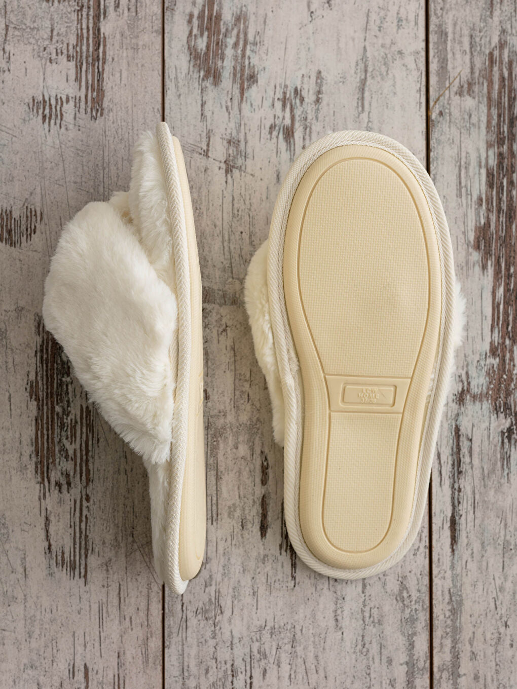 LCW HOME Plüsch Flip-Flops Hausschuhe für Damen -S1JH65Z8-J5E