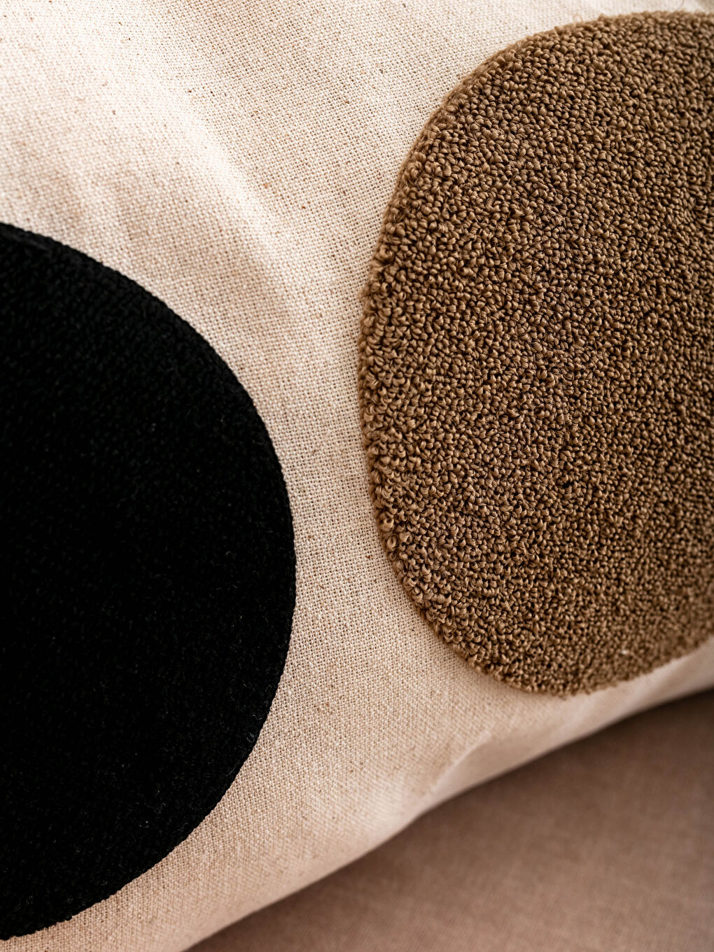 Embroidery Detailed Cushion Cover 50x35 Cm-2