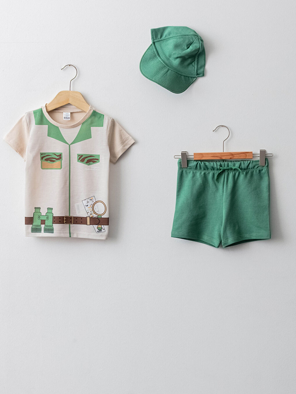 LCW baby Costume de Chercheur Imprimé à Manches Courtes Col Rond pour Garçon Bébé-5