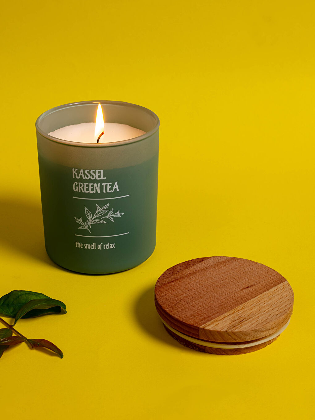 LCW HOME Green Tea Scented Slogan Printed Decorative Candle 210 Gr -S1JN44Z8-LRP