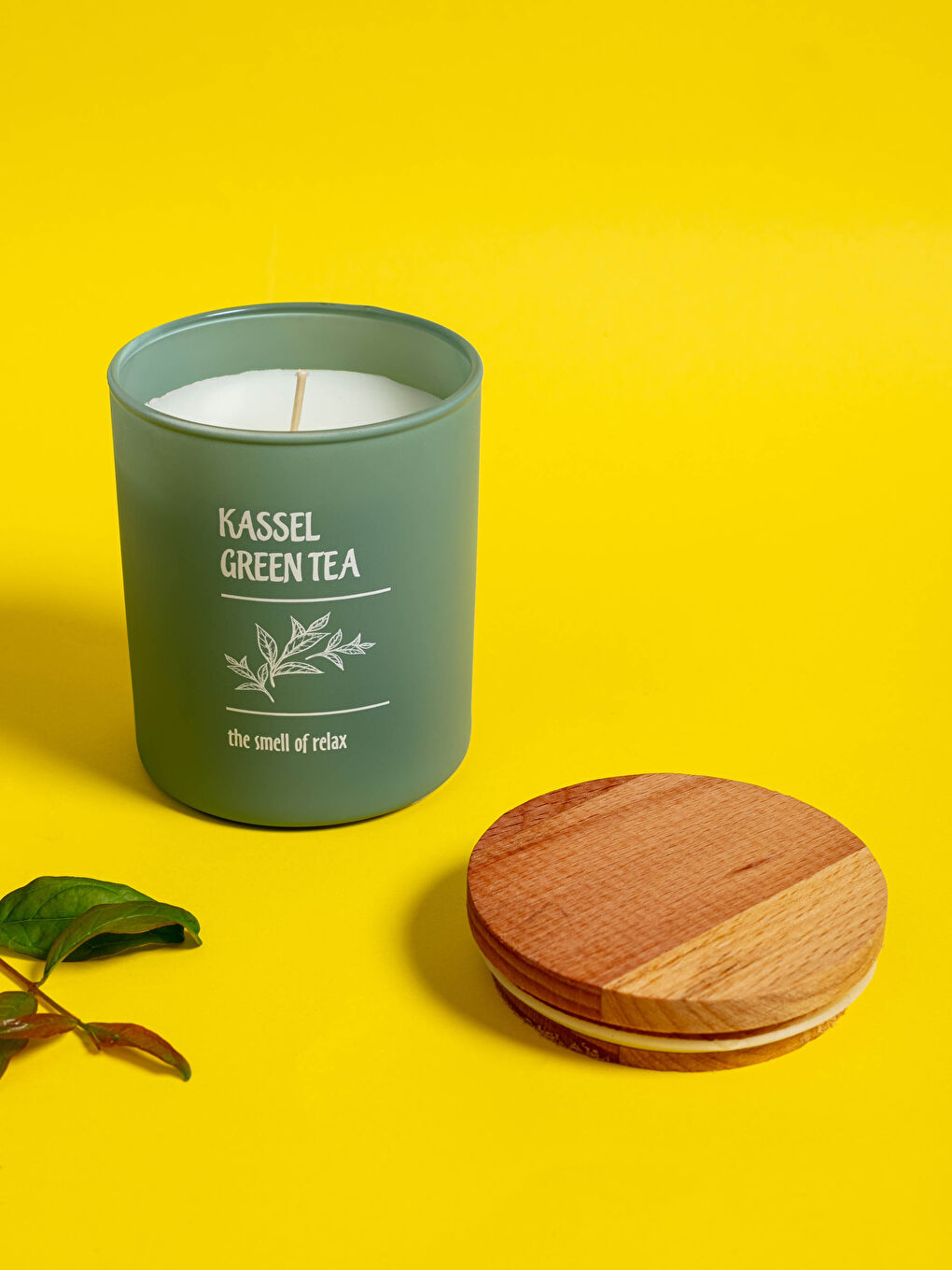 LCW HOME Green Tea Scented Slogan Printed Decorative Candle 210 Gr -S1JN44Z8-LRP