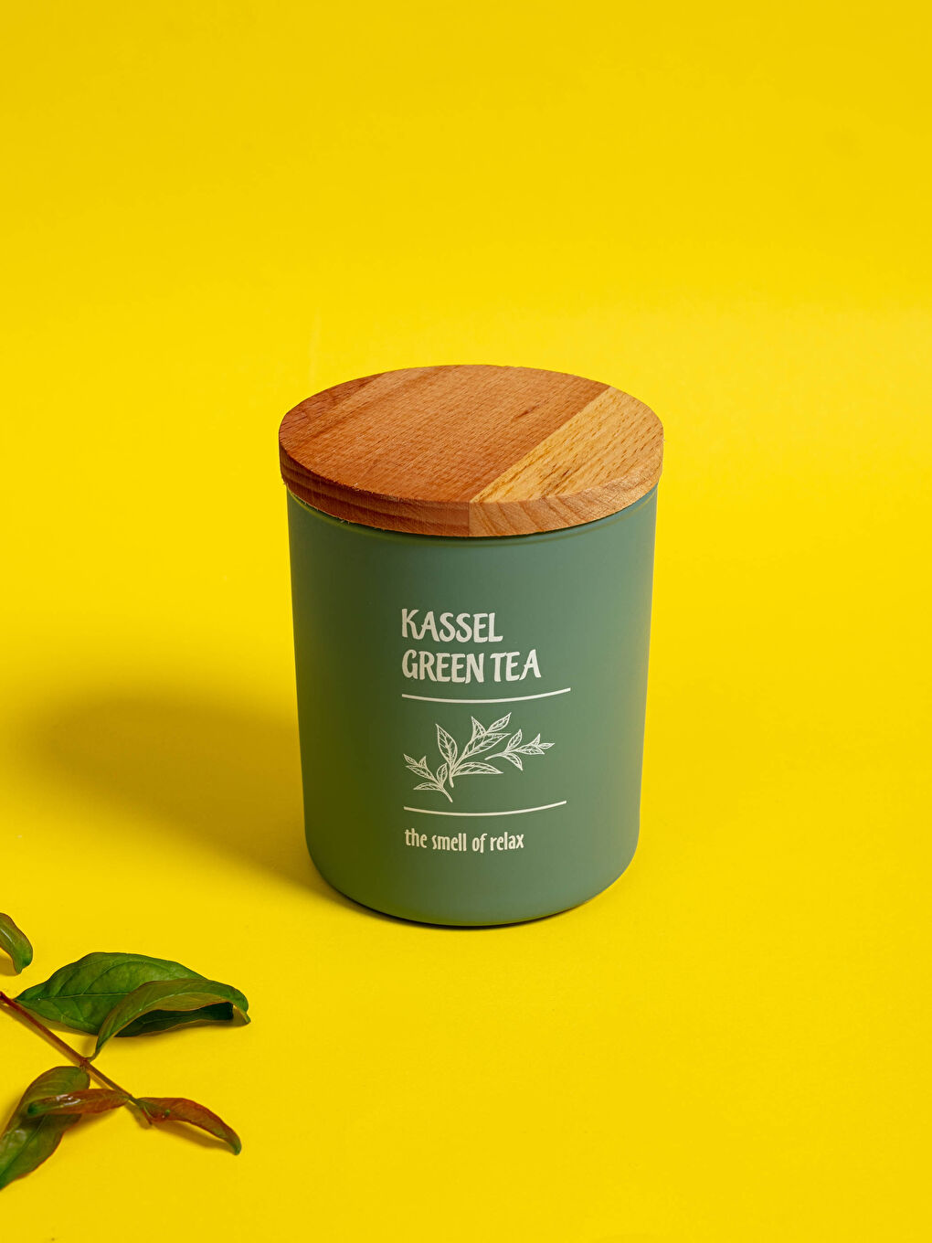 LCW HOME Green Tea Scented Slogan Printed Decorative Candle 210 Gr -S1JN44Z8-LRP