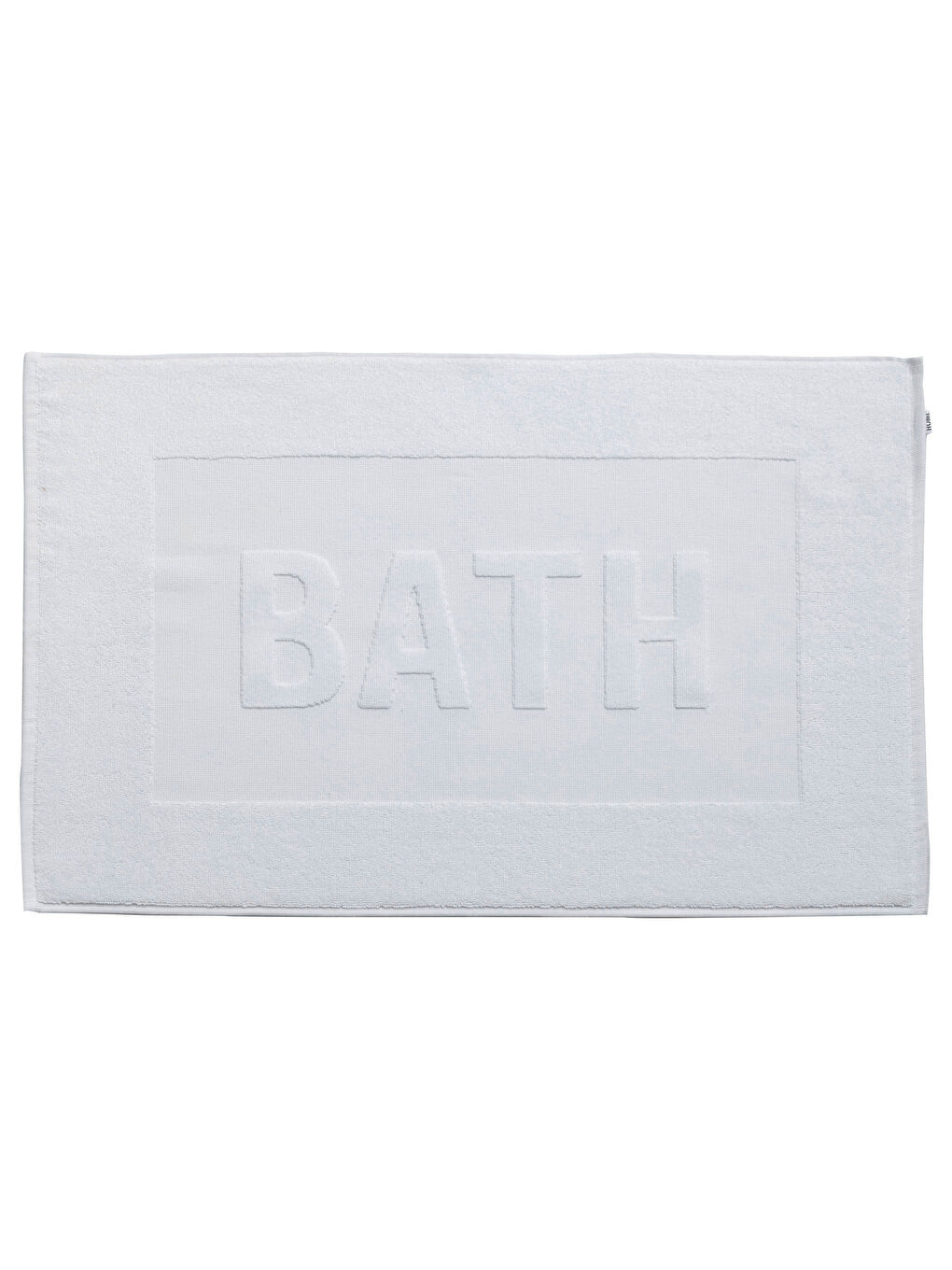 Slogan Detailed Bath Mat-1