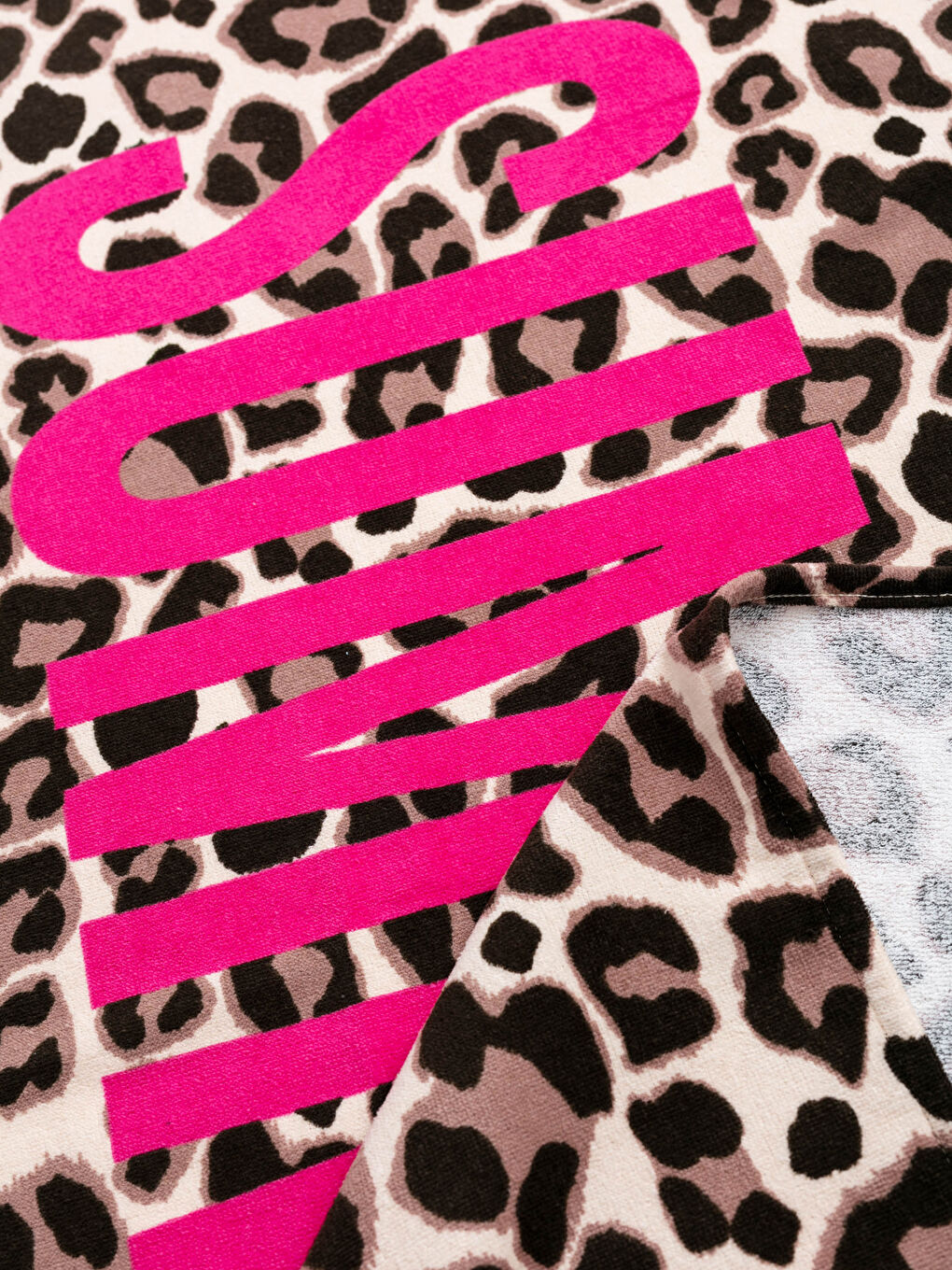 Women's Leopard Patterned Beach Towel 70x150 Cm-1