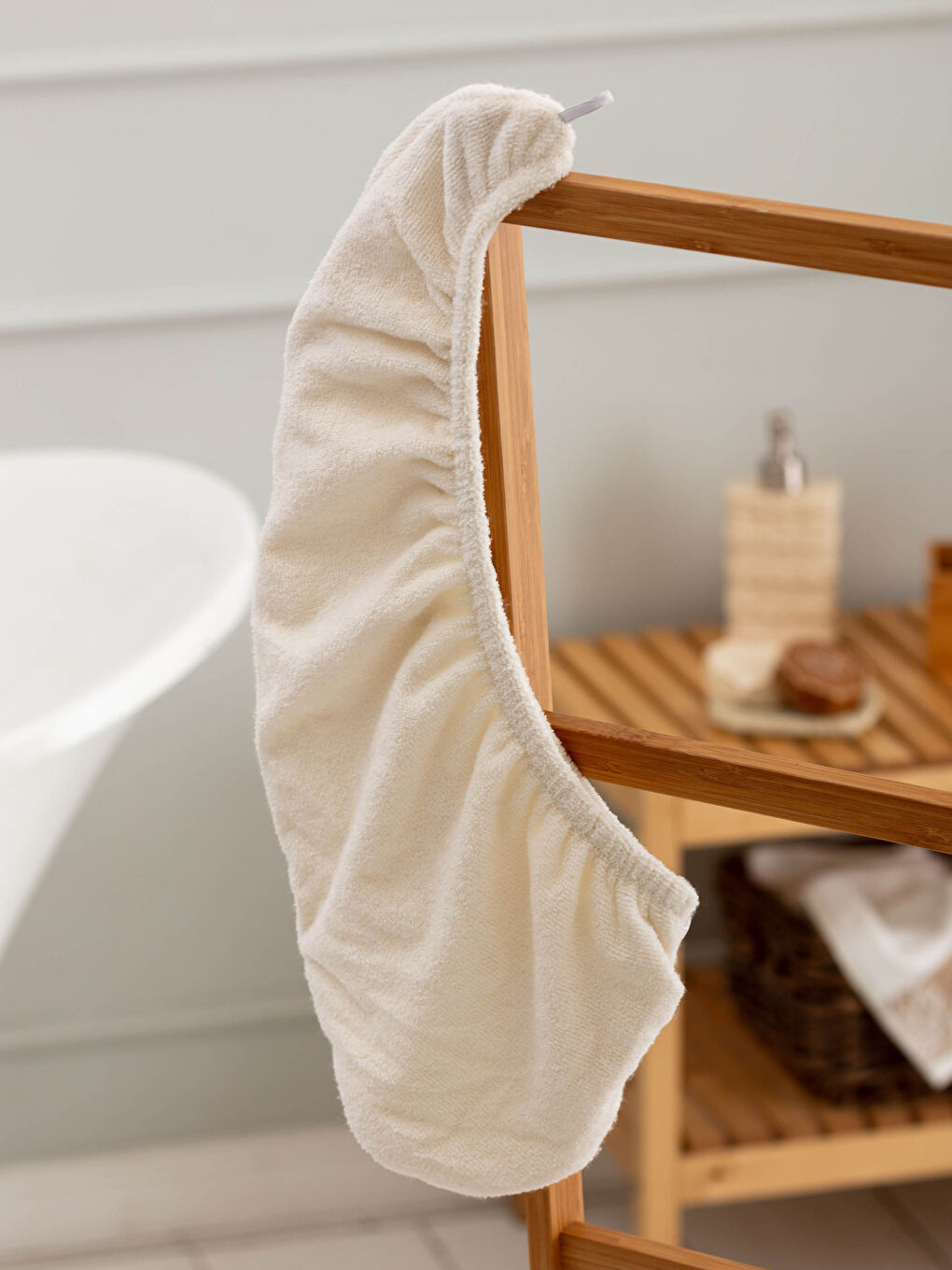 غطاء شعر من الألياف الدقيقة