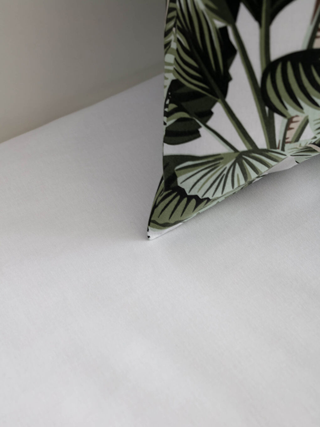 Karışık Çift Kişilik Tropikal Desenli Pike Takımı-3