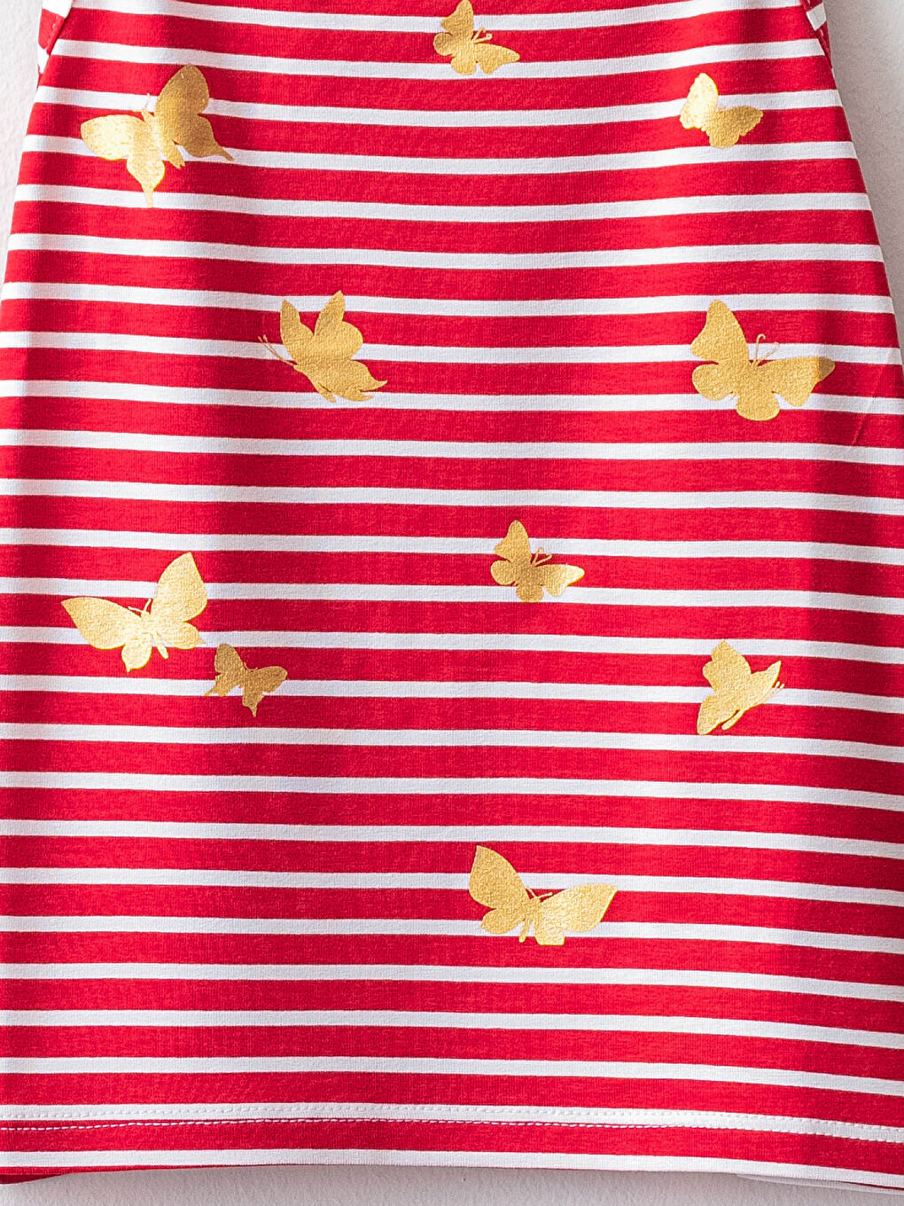 Принтті бауы бар вискозды қыз майка-2