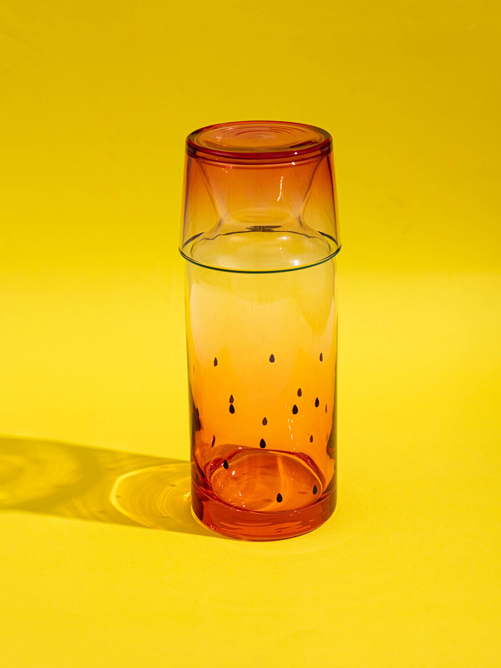 Karışık Karpuz Desenli Bardaklı Sürahi 700 ML-2