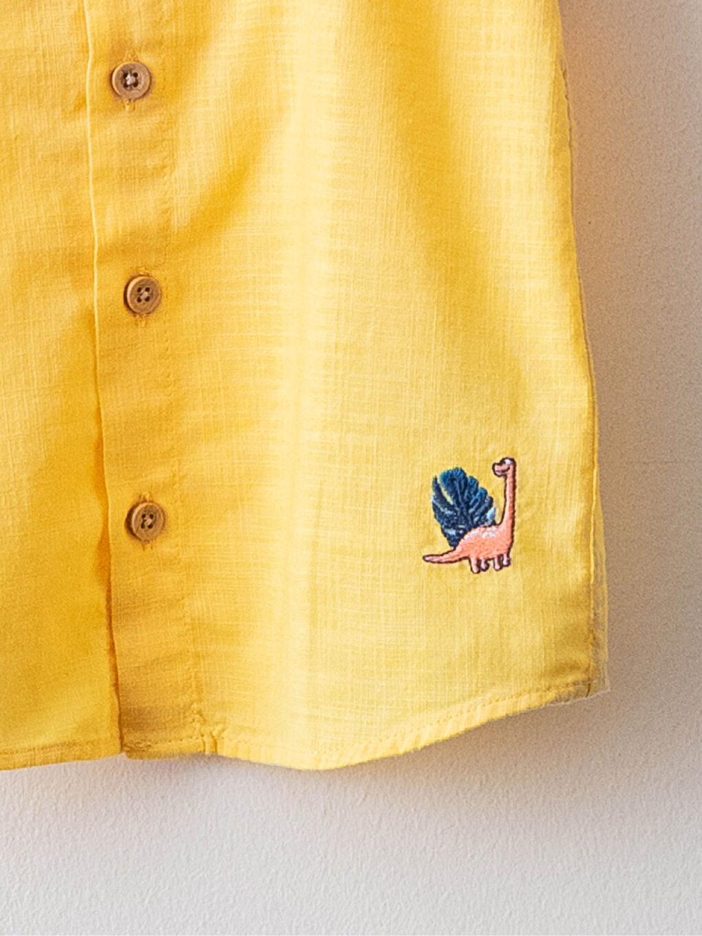 Short Sleeve Poplin Baby Boy Shirt 2 Pieces-2