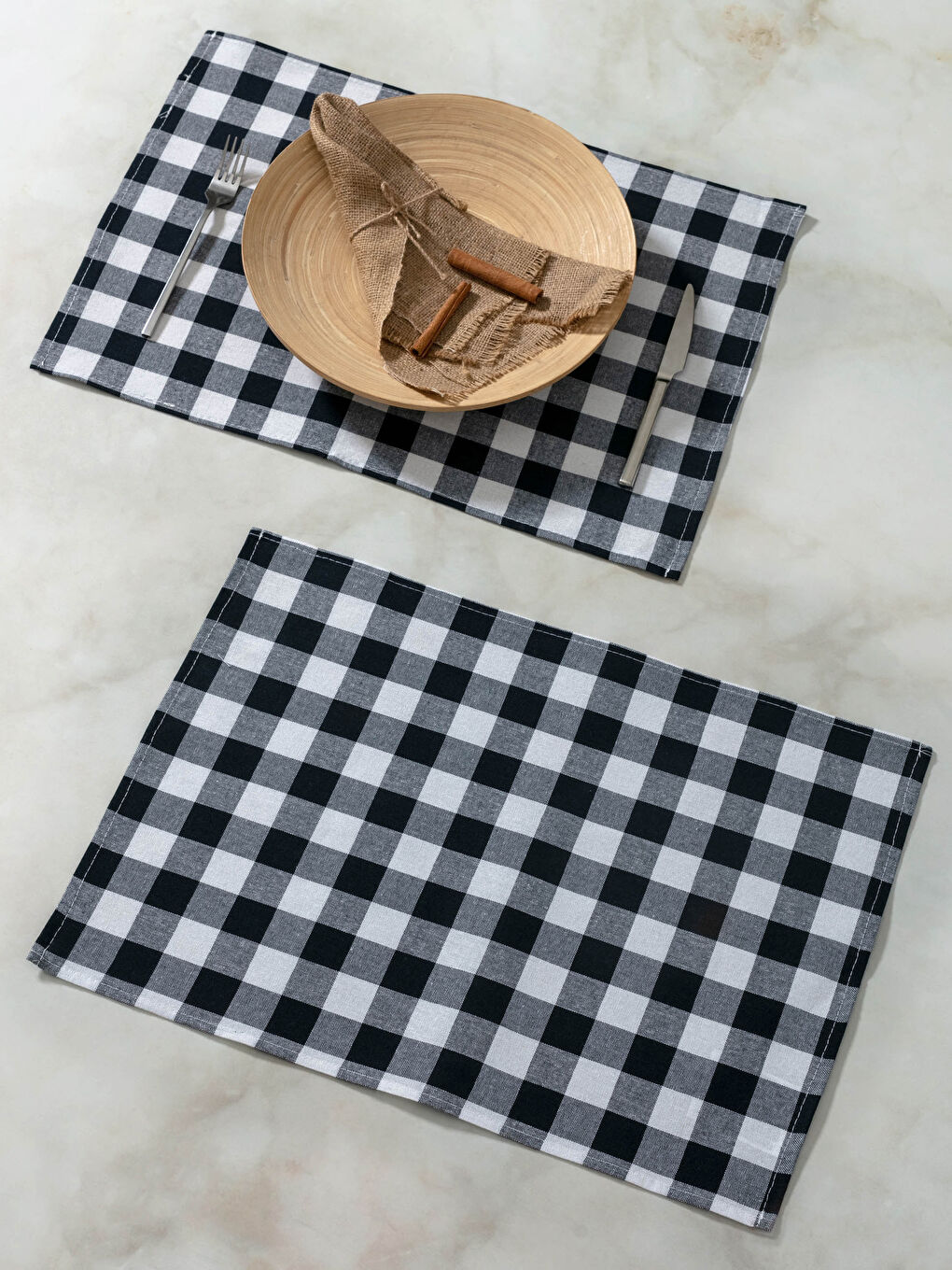 Set de table Écossais Lot de 2 35x50 cm