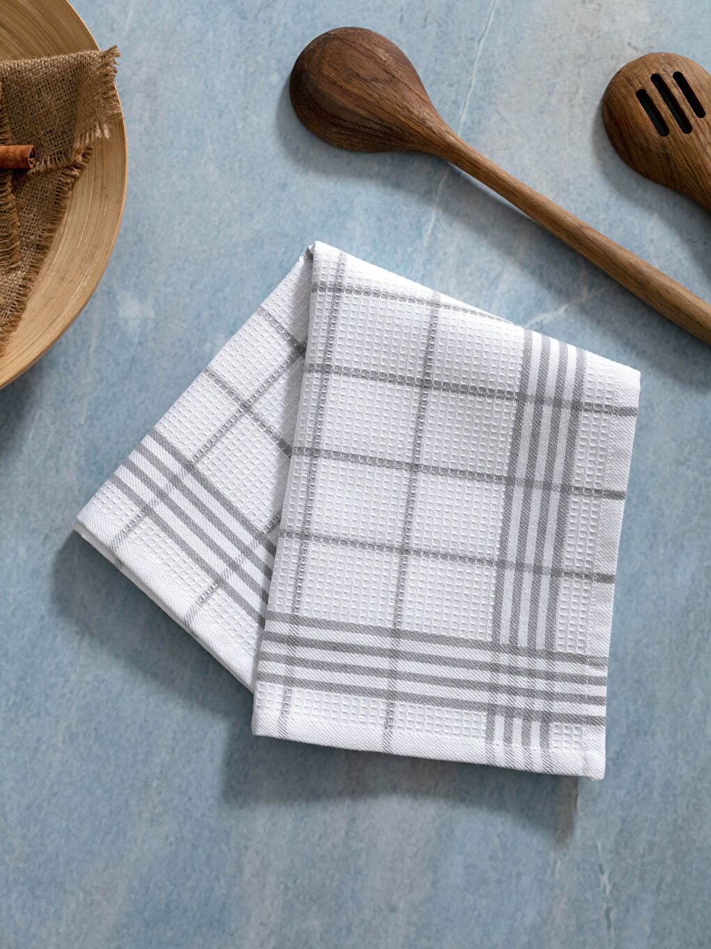 Torchon de Séchage à Détail Écossais 40x60 Cm