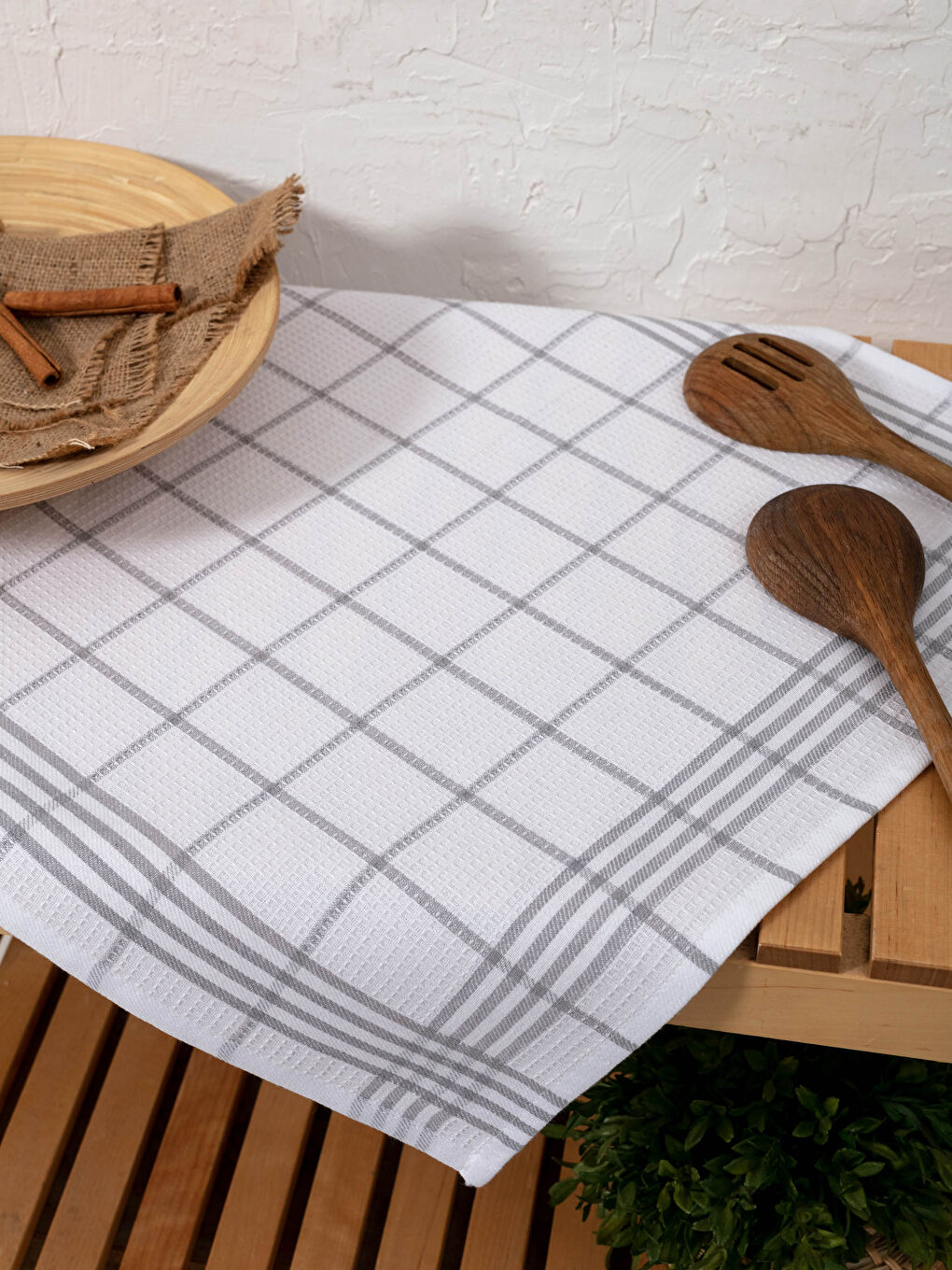 Torchon de Séchage à Détail Écossais 40x60 Cm-1