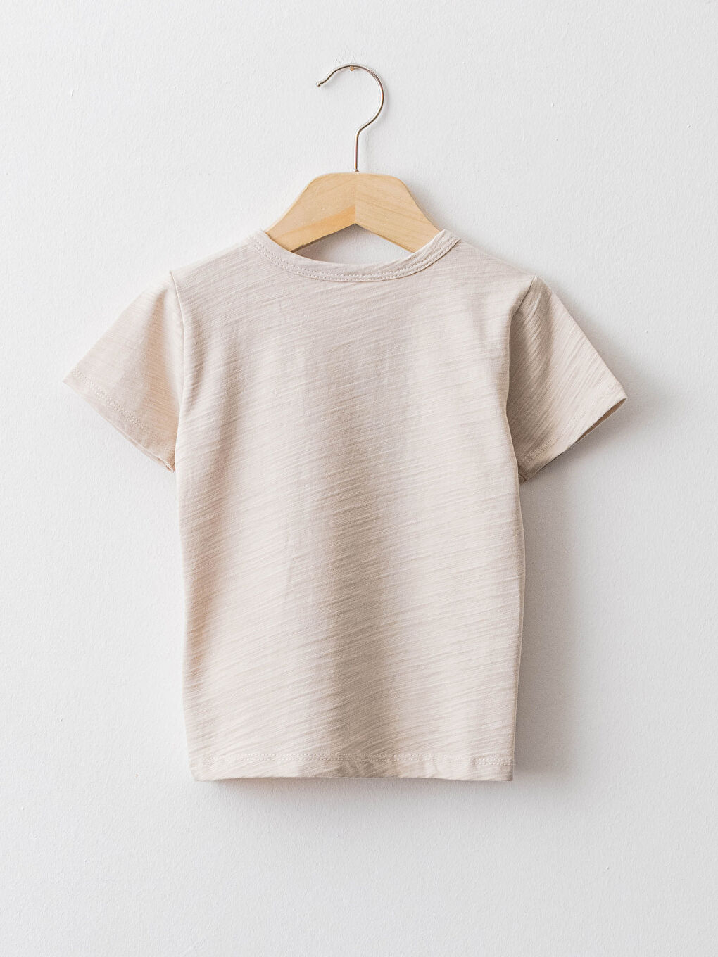 Crew Neck Short Sleeve Printed Baby Boys' T-Shirt-1