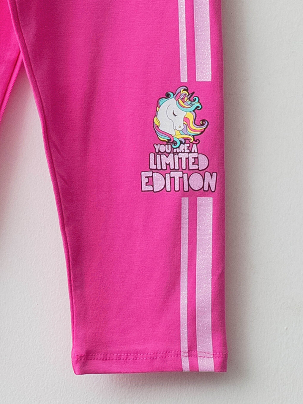 Elastic Waist Printed Cotton Girls Tights-2