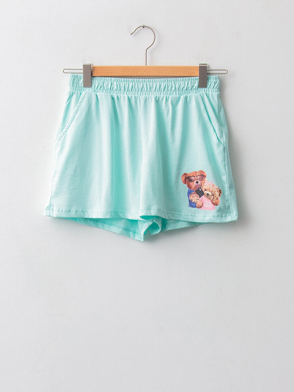 Elasticated Waist Printed Girls' Shorts