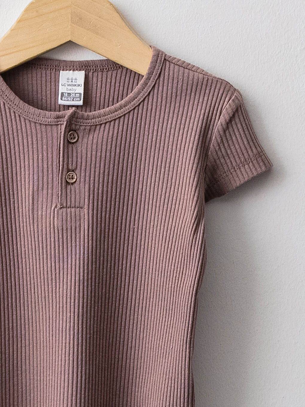 Crew Neck Short Sleeve Basic Baby Boy Pajamas Set-2