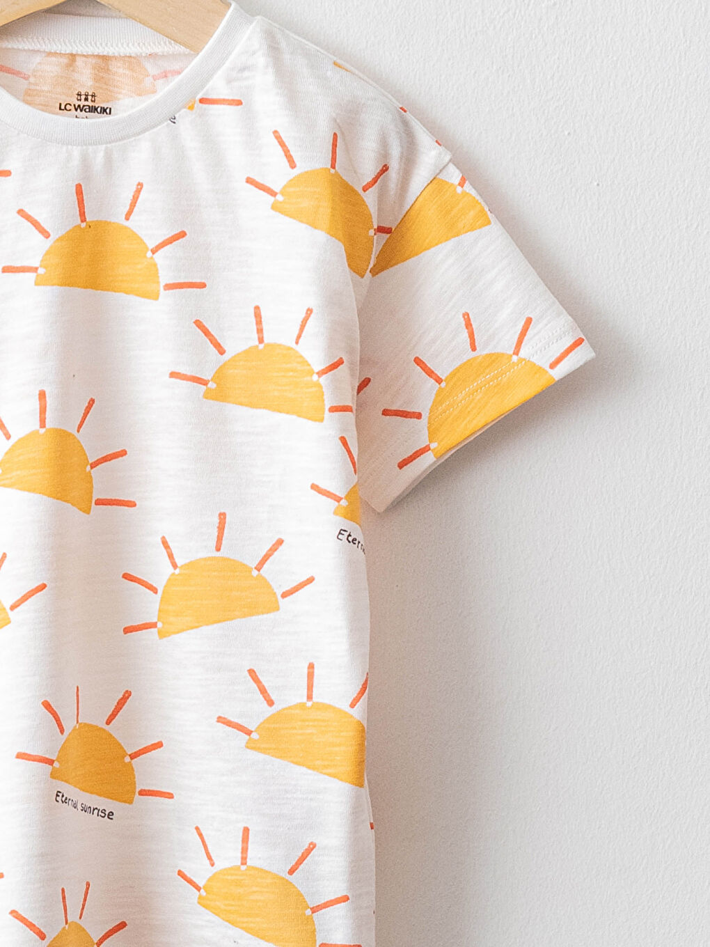 Crew Neck Short Sleeve Printed Baby Boys' T-Shirt and Shorts 2 Pack Set-2