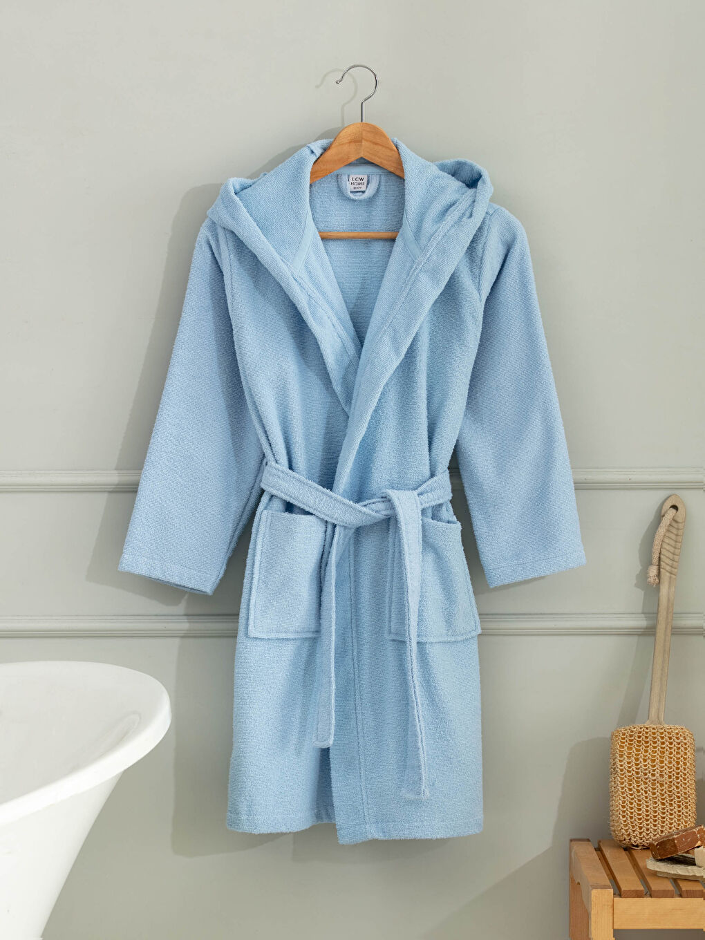 Peignoir Garçon À Capuche