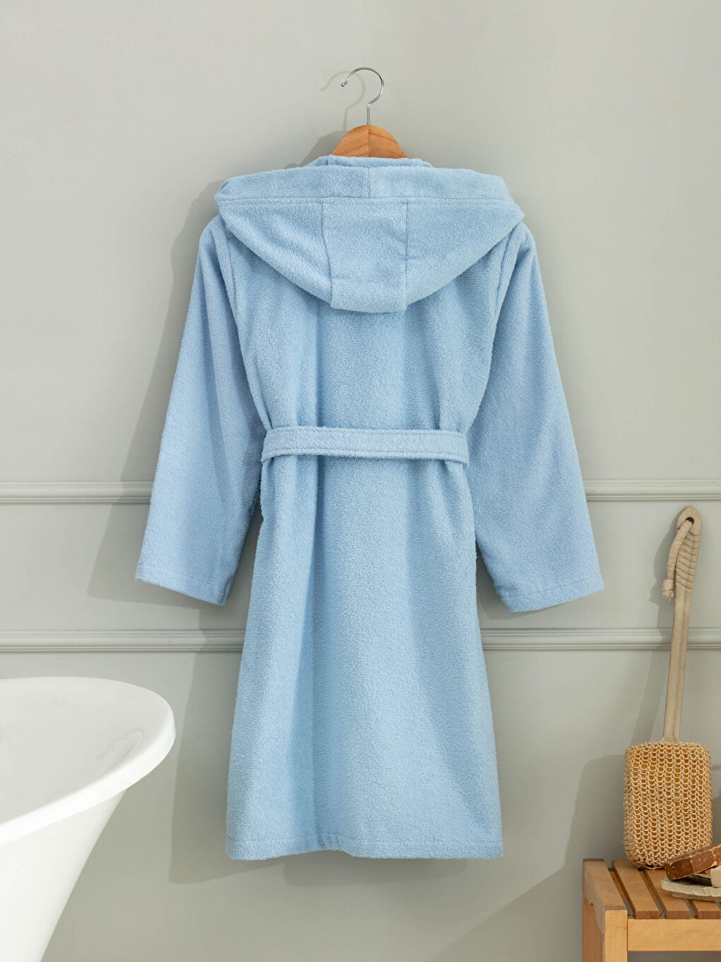 Peignoir Garçon À Capuche-1