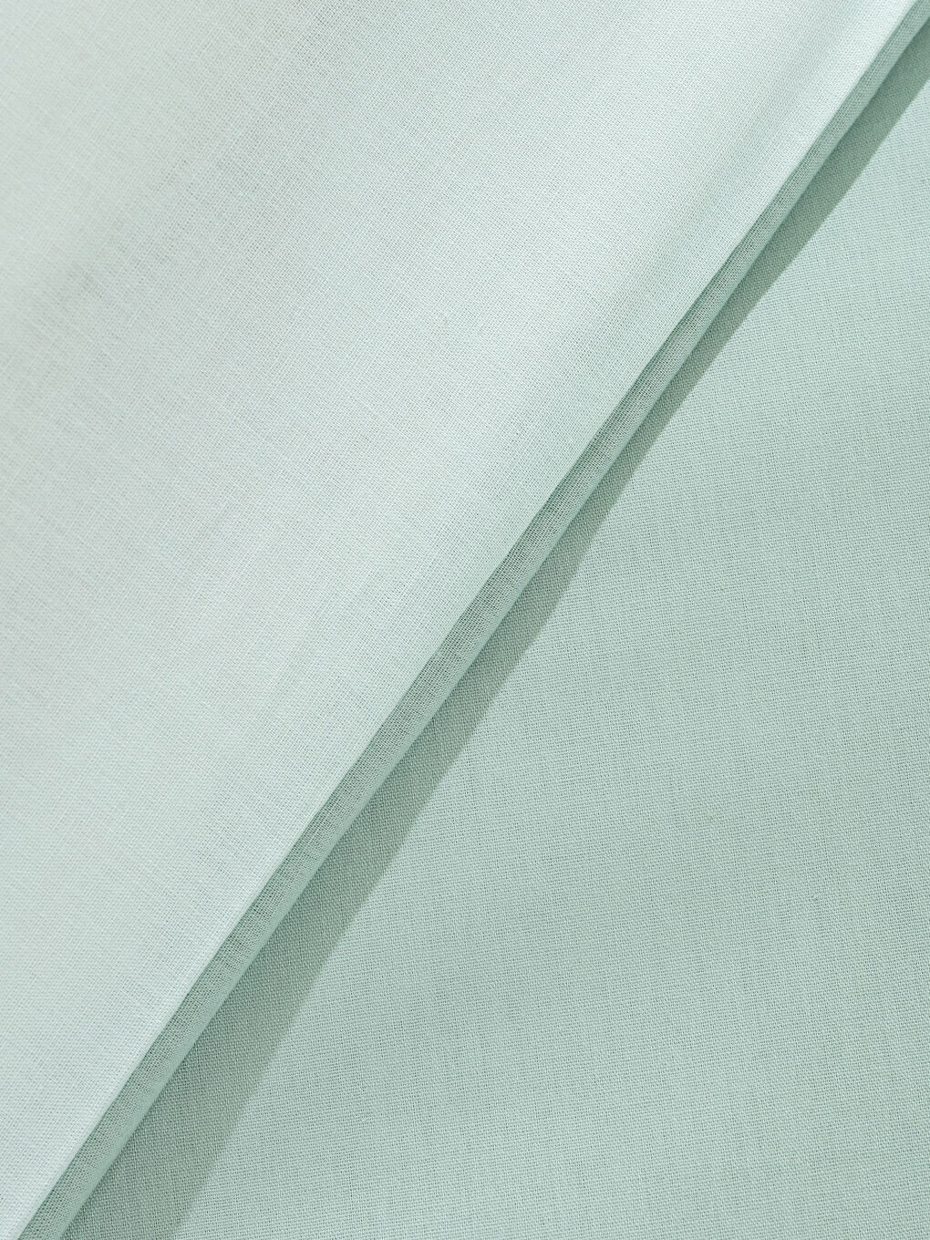 Yeşil Çift Kişilik Düz Dokuma Nevresim 200x220 cm-3