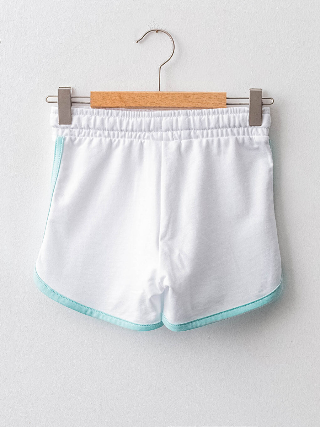 Elasticated Waist Printed Girls' Shorts-1