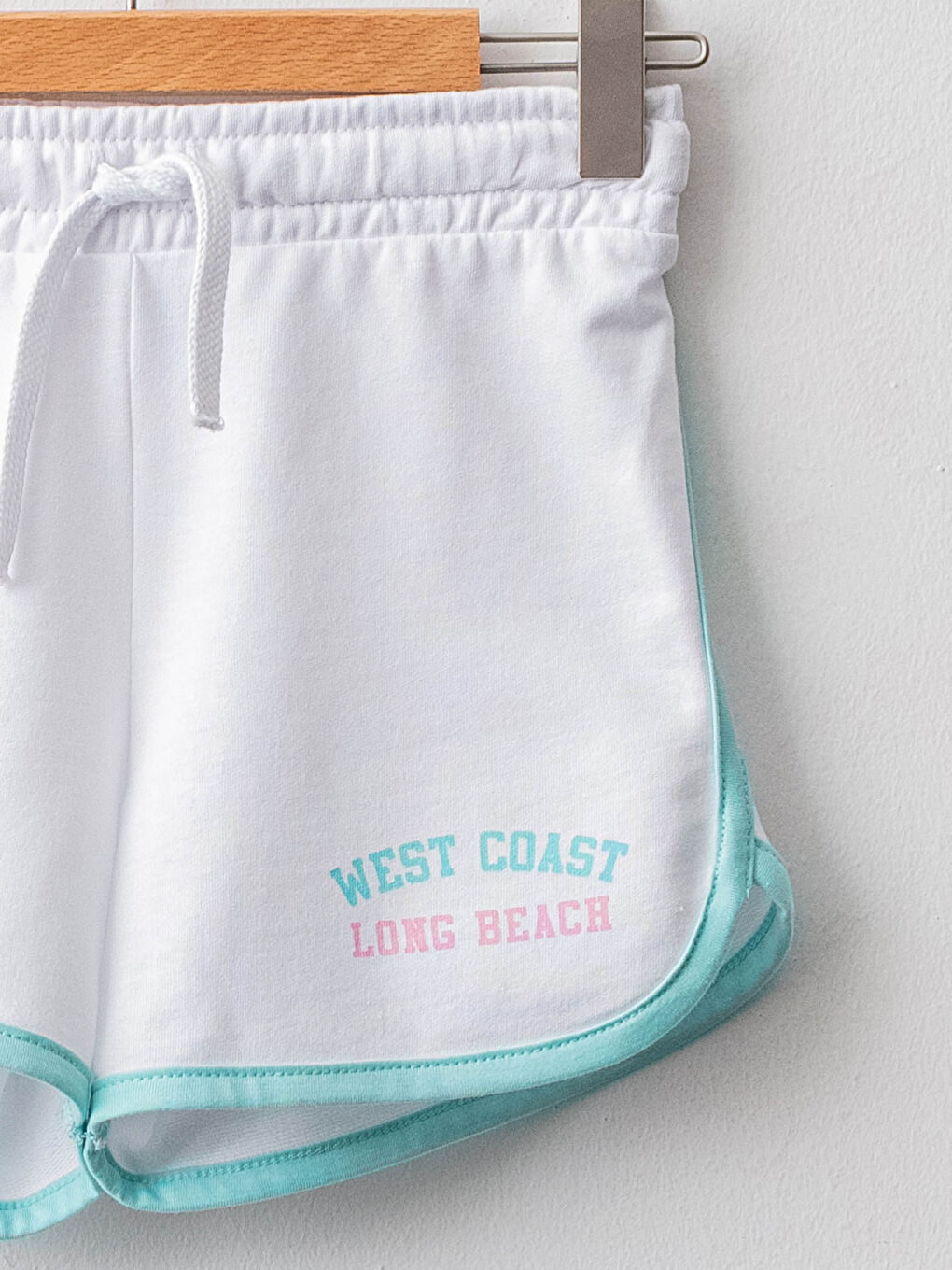 Elasticated Waist Printed Girls' Shorts-2