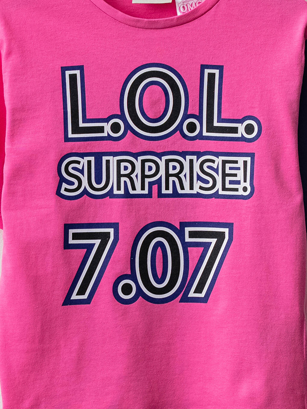 تيشيرت بناتي ياقة دائرية LOL Surprise OMG بترخيص كم قصير-2