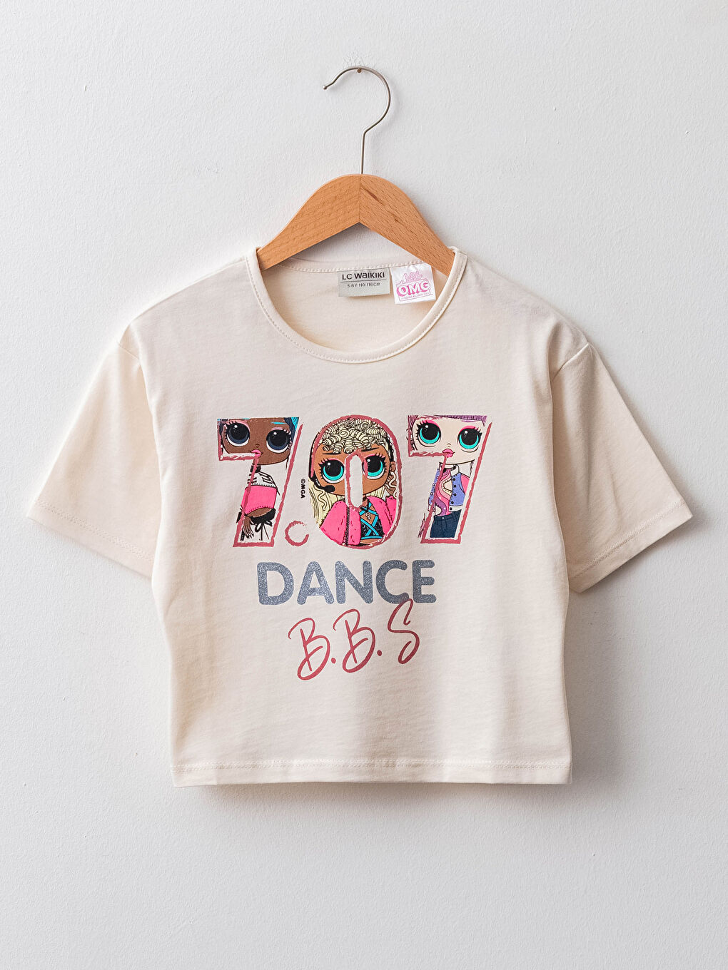 Crew Neck LOL Surprise OMG Licensed Short Sleeve Girls T-Shirt -S1L951Z4-FRC