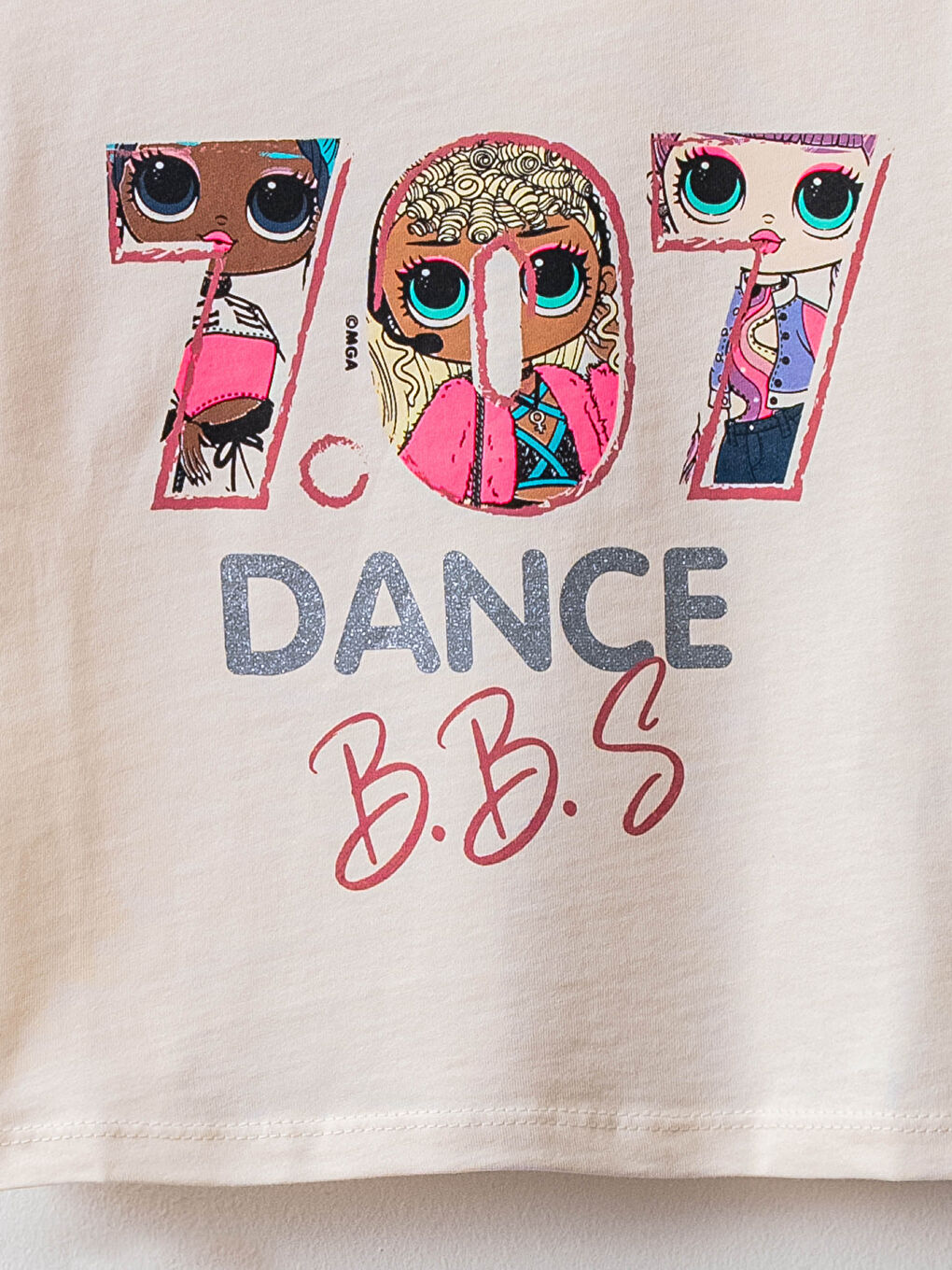 Crew Neck LOL Surprise OMG Licensed Short Sleeve Girls T-Shirt -S1L951Z4-FRC