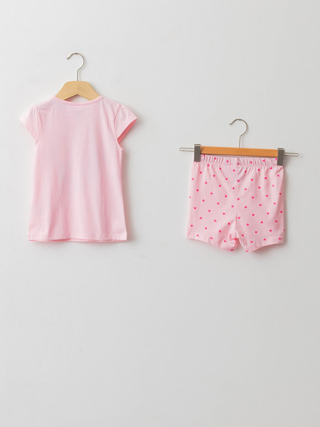 Ensemble de pyjama bébé fille Minnie Mouse imprimé à manches courtes col rond-1