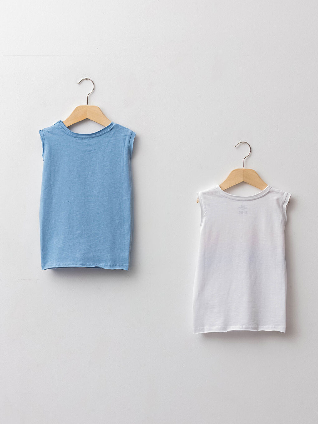 LCW baby Crew Neck Cotton Baby Boy Undershirt 2 Pieces -S1LC60Z1-FFB