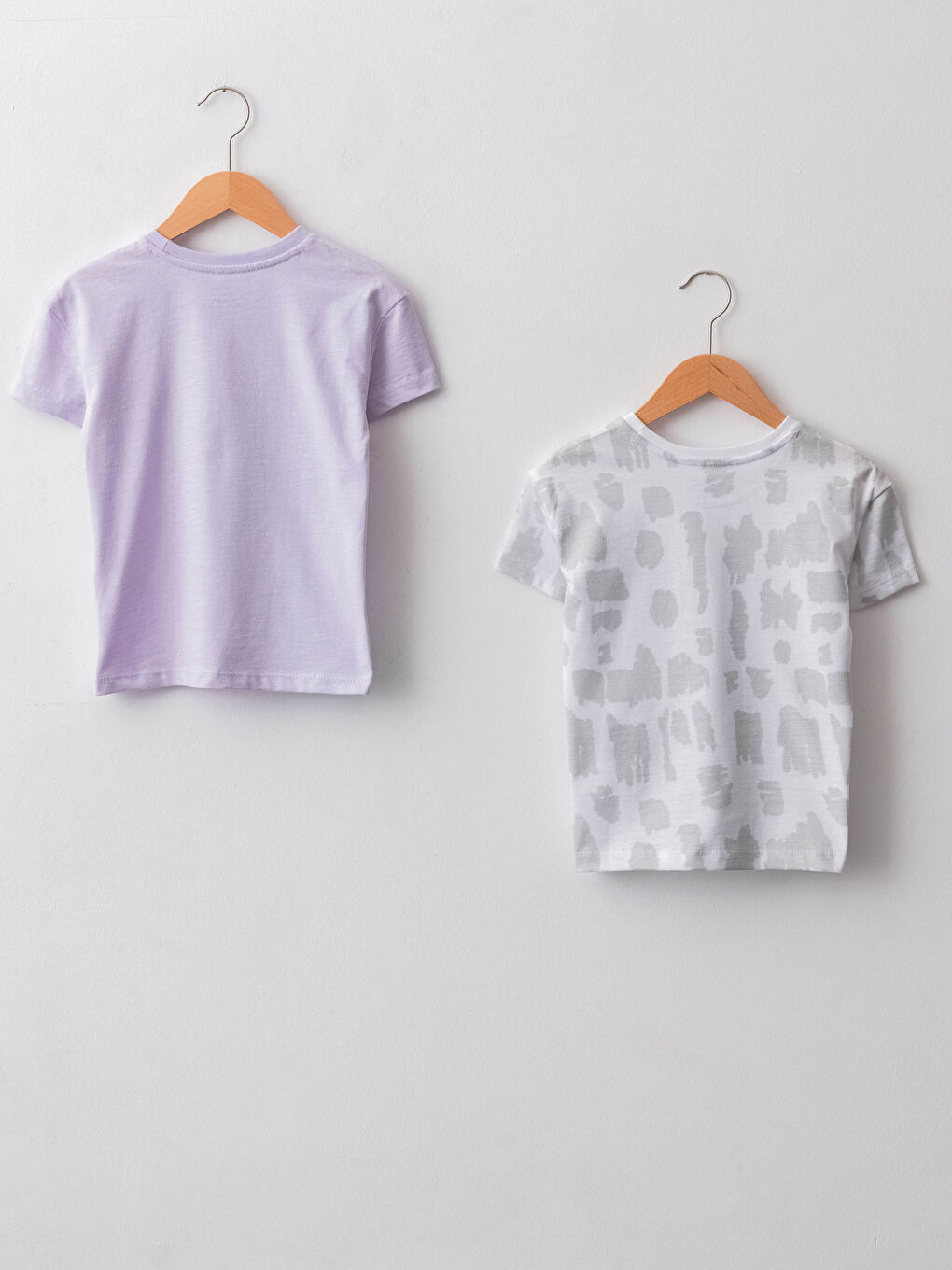 Tricou Bebeluși Băieți Guler Rotund Mânecă Scurtă Imprimat 2 Bucăți-1