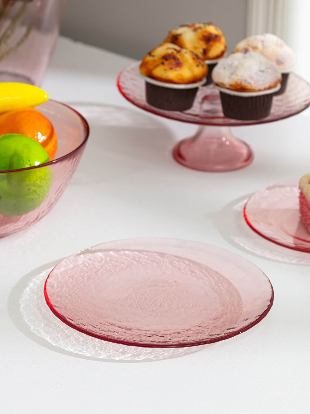 Assiette à Gâteau en Verre 21 Cm-1