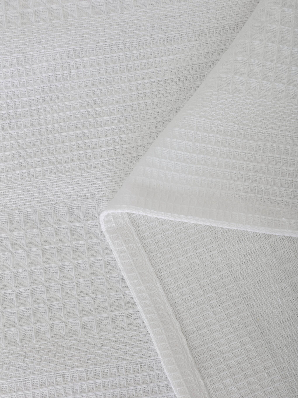 Couvre-lit piqué simple uni en coton 160x220 cm-2