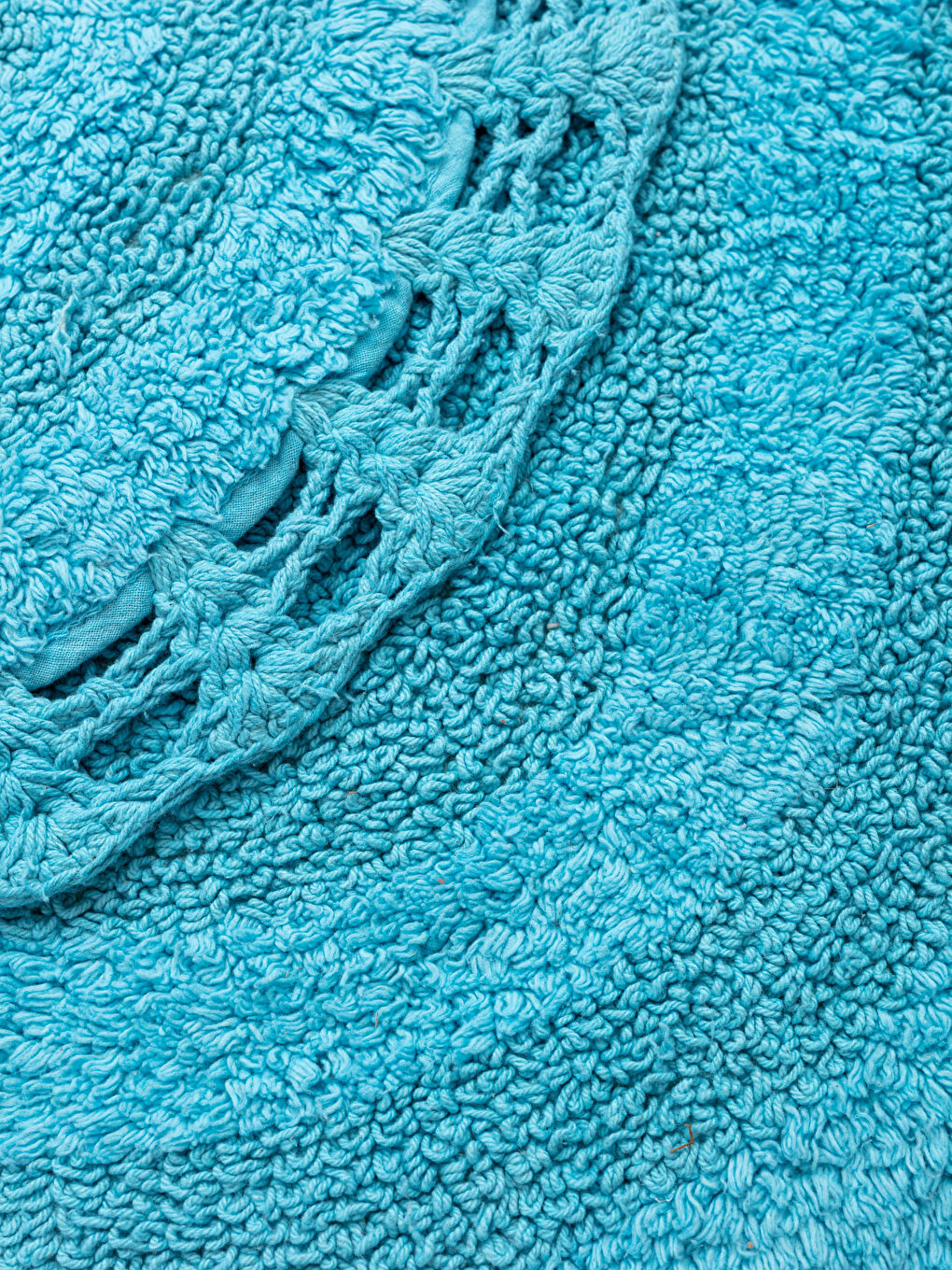 Mavi Desenli Banyo Paspası 2'li-2