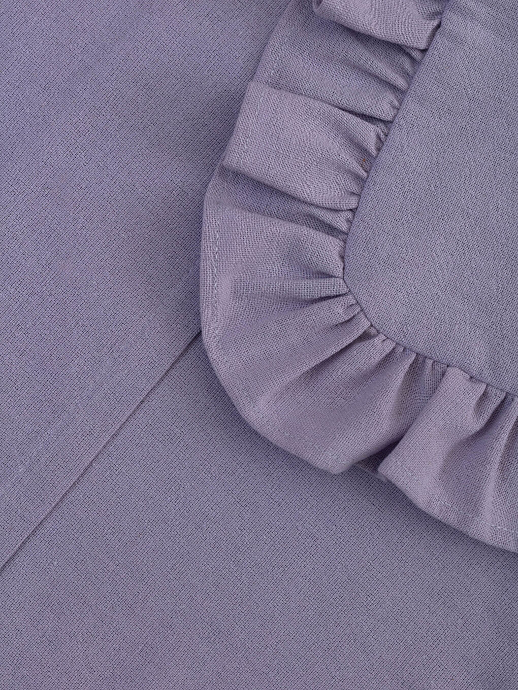 Frilly Plain Cushion Cover 45x45 Cm -S1LL87Z8-LTM