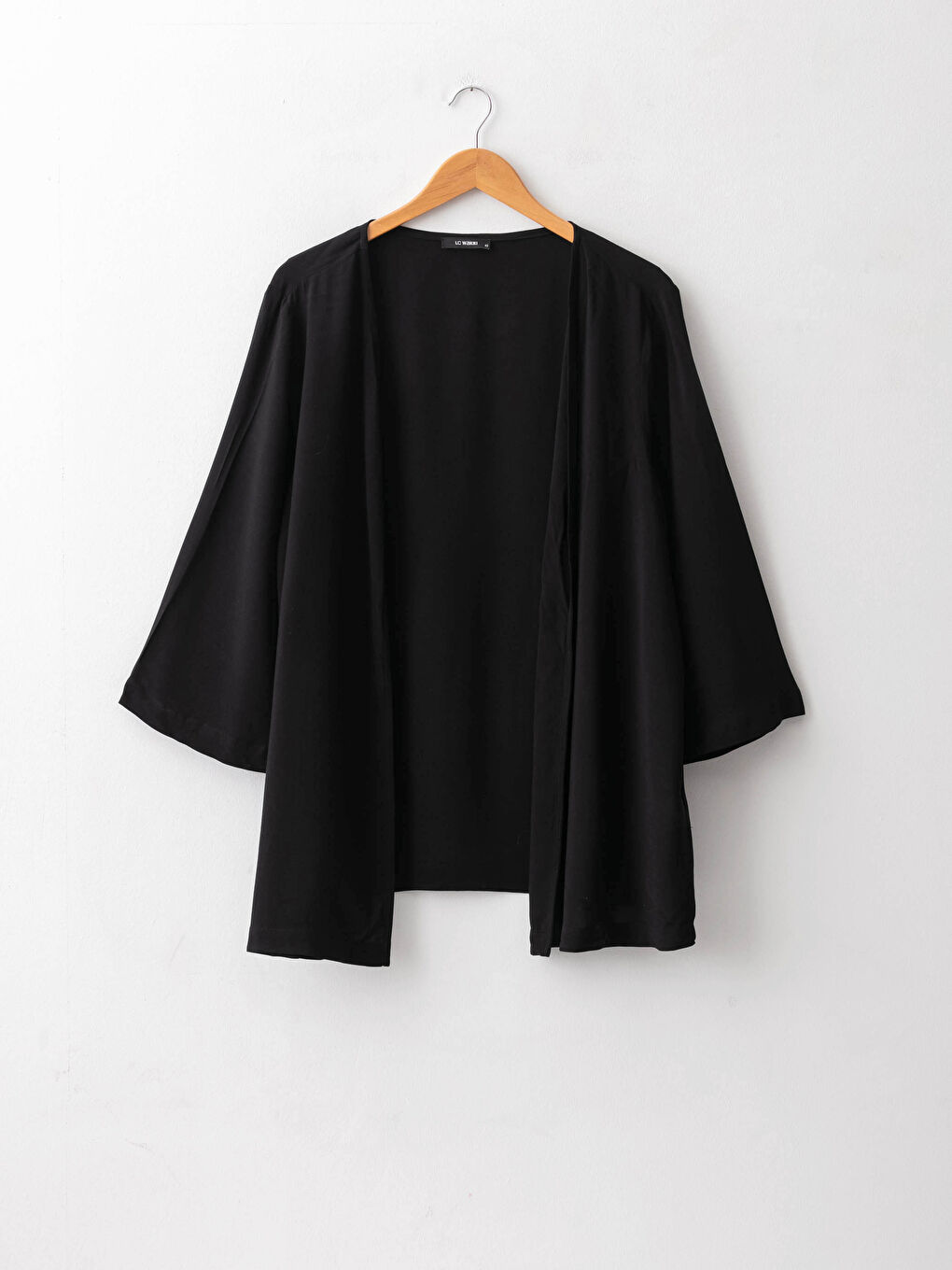 Ζακέτα για Γυναίκες Plus Size Λαιμόκοψη V Κανονική Εφαρμογή Μακρυμάνικο Βισκόζη-5